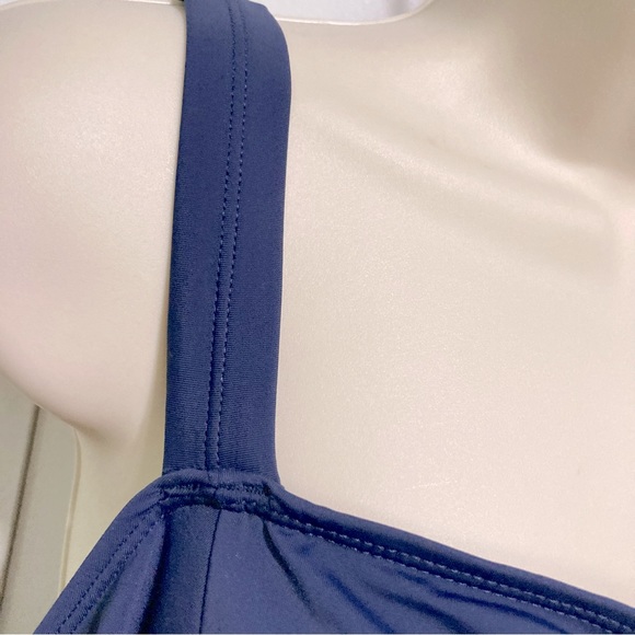 Swim 365 Royal Blue Adjustable Strap One Piece Bathing Suit Swim Dress 18W - Picture 8 of 16